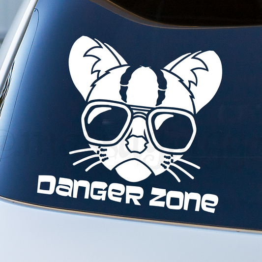 Danger Zone Ocelot Vinyl Decal