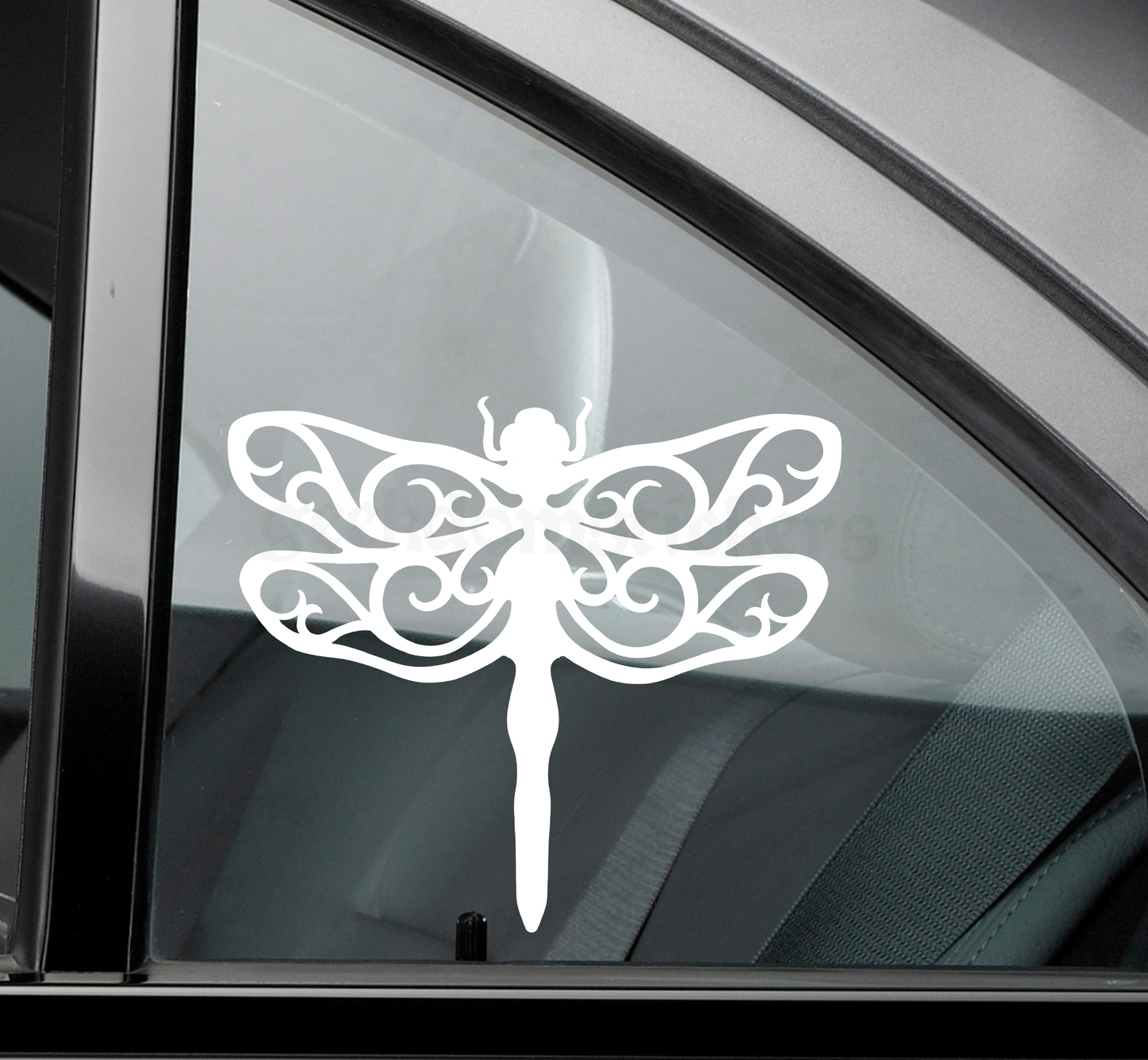 ornate swirls dragon vinyl decal