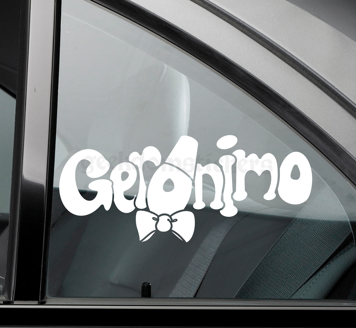 11th Doctor Geronimo Car Decal