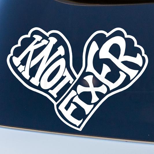 knot fixer car decal