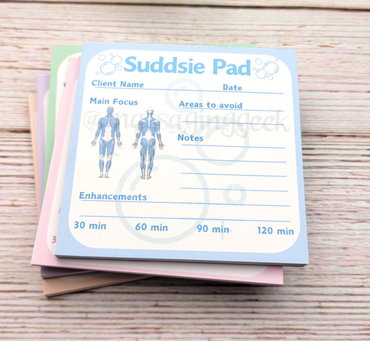 Suddsies Quick Soaps Notepad