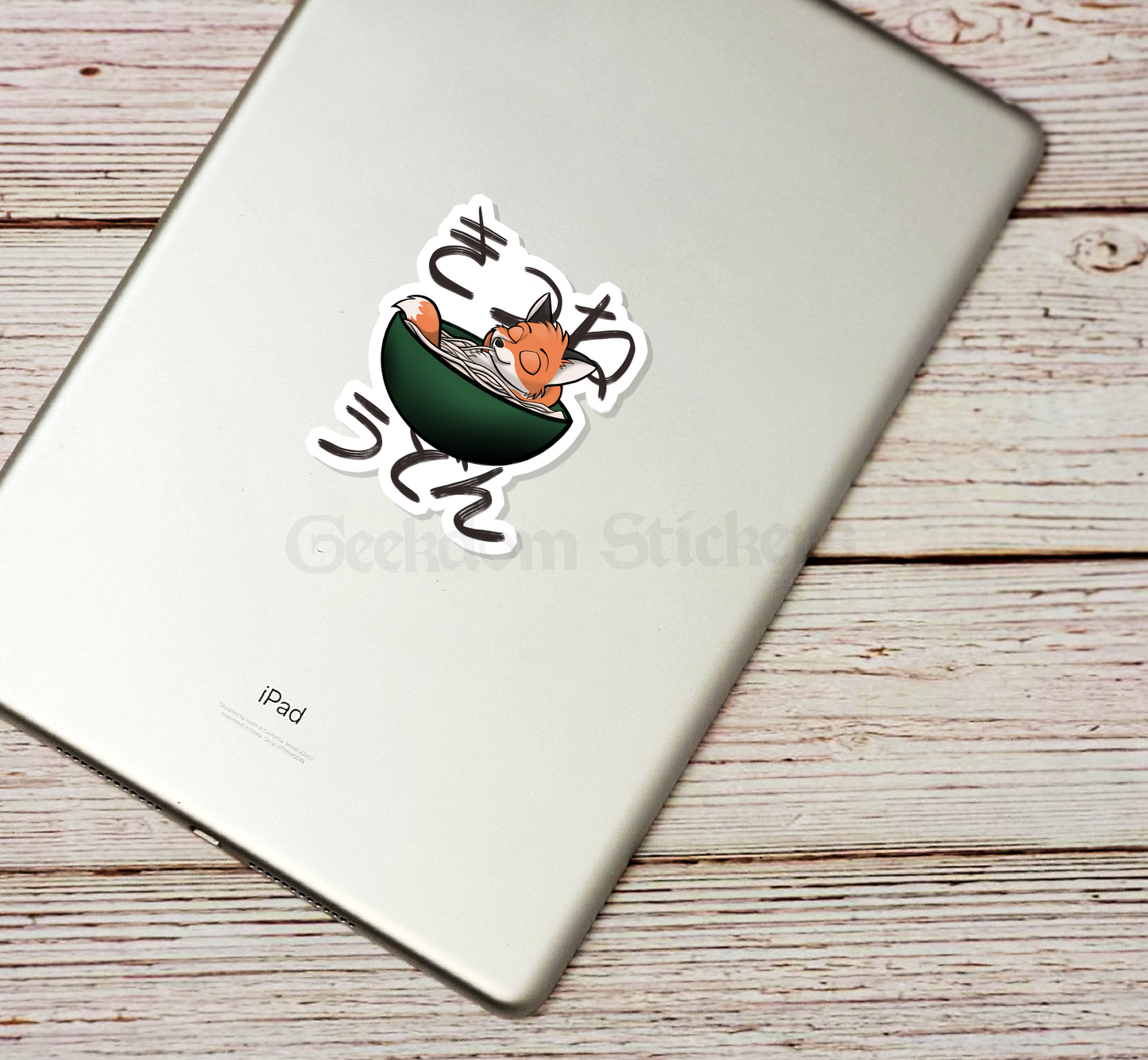 kawaii fox sticker