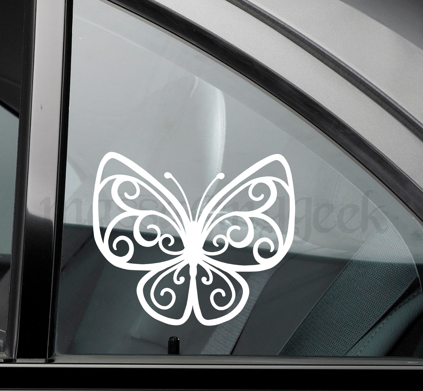 butterfly lover car decal