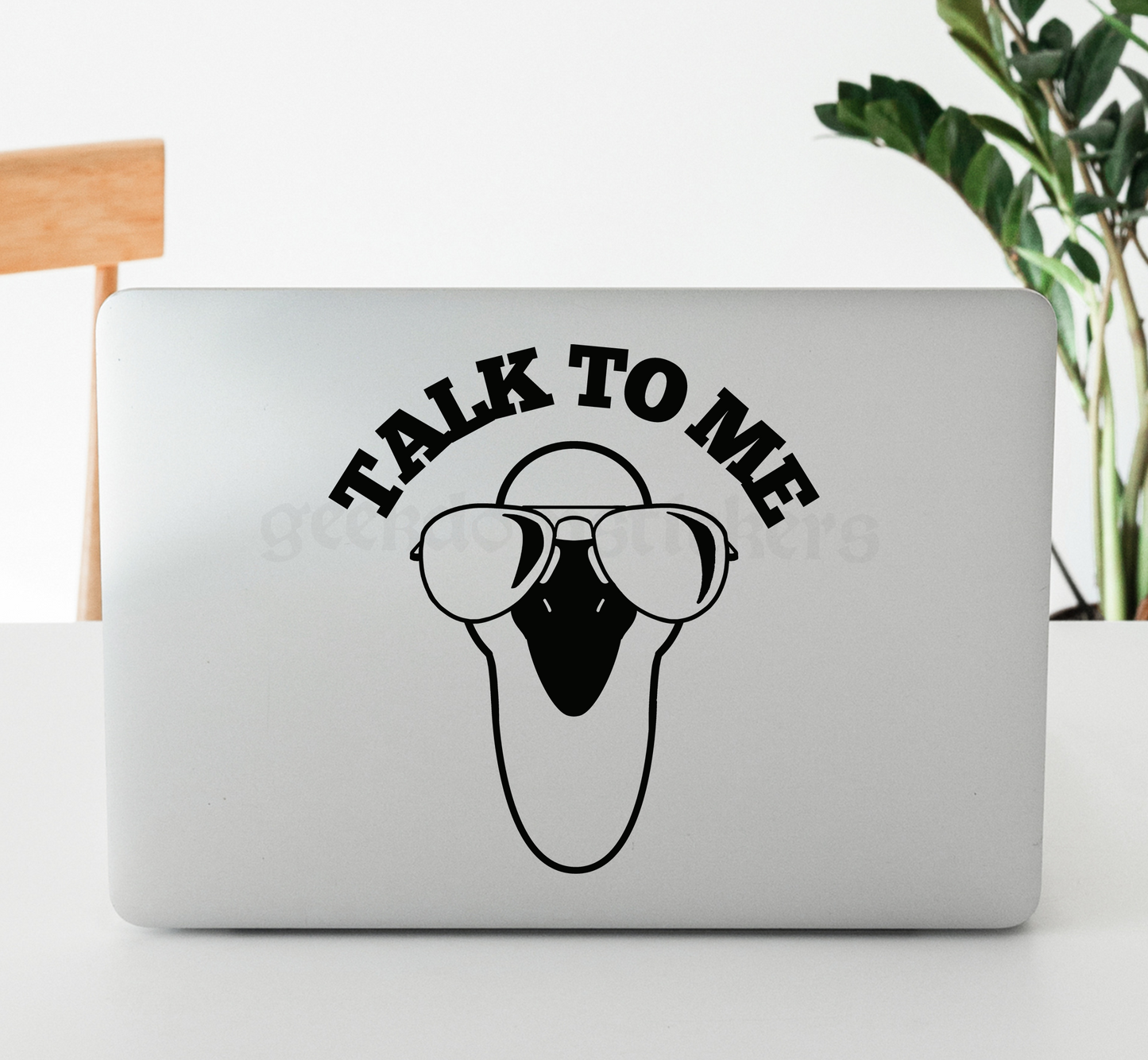 talk to me goose decal sticker