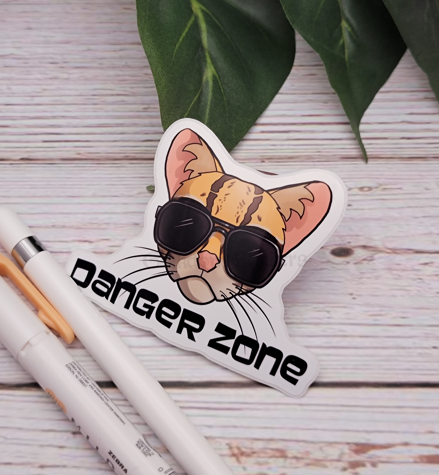 Danger Zone Ocelot Sticker