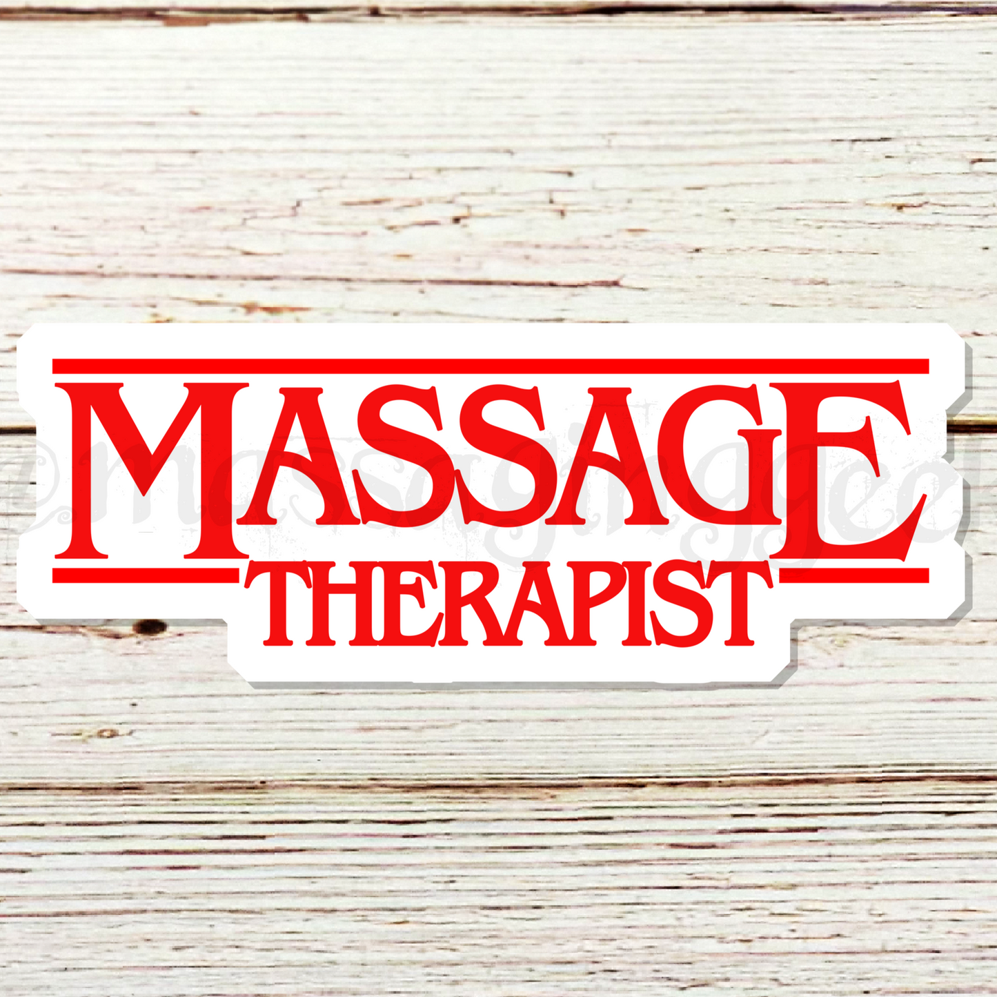 massage sticker