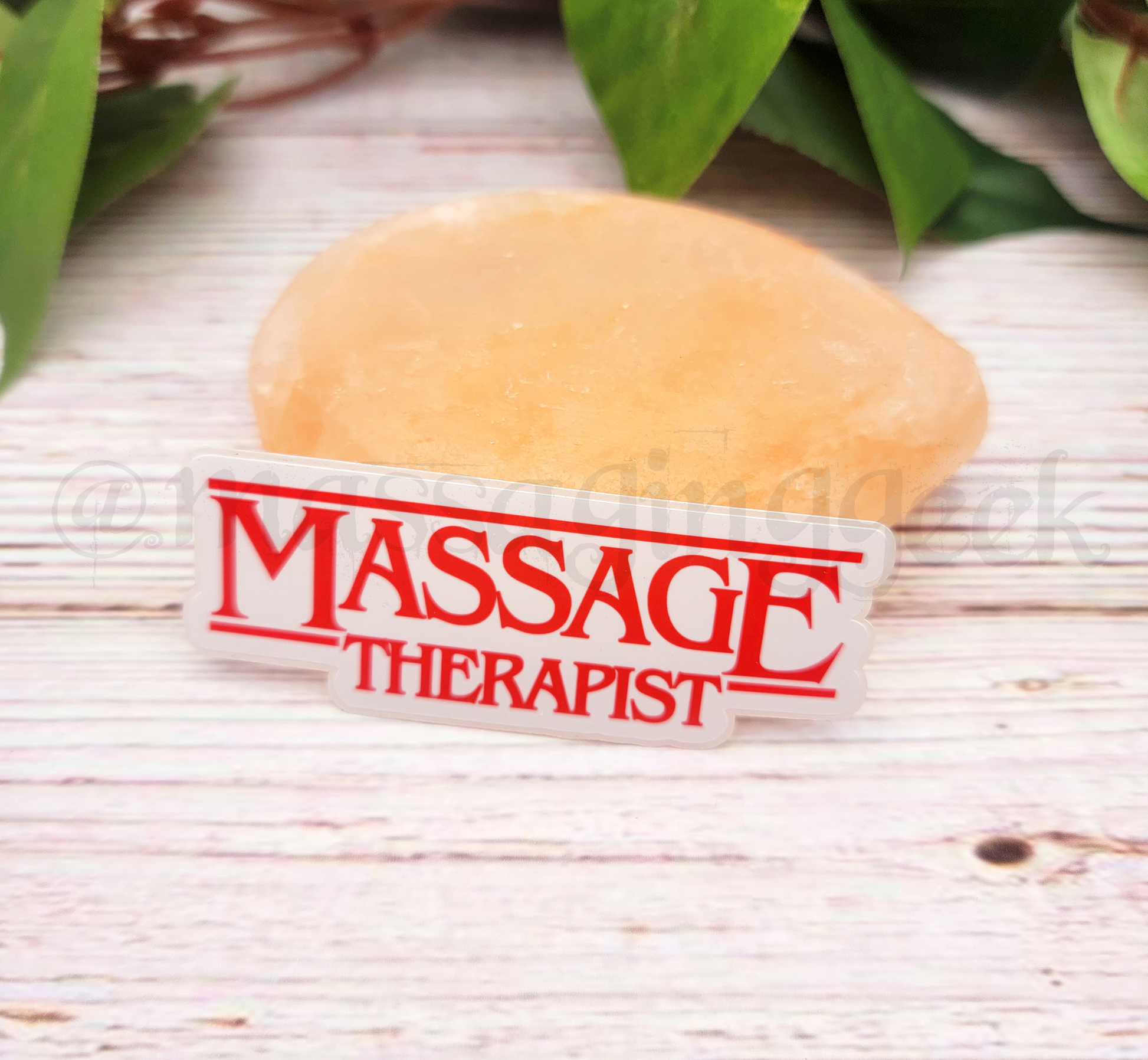 massage therapist sticker