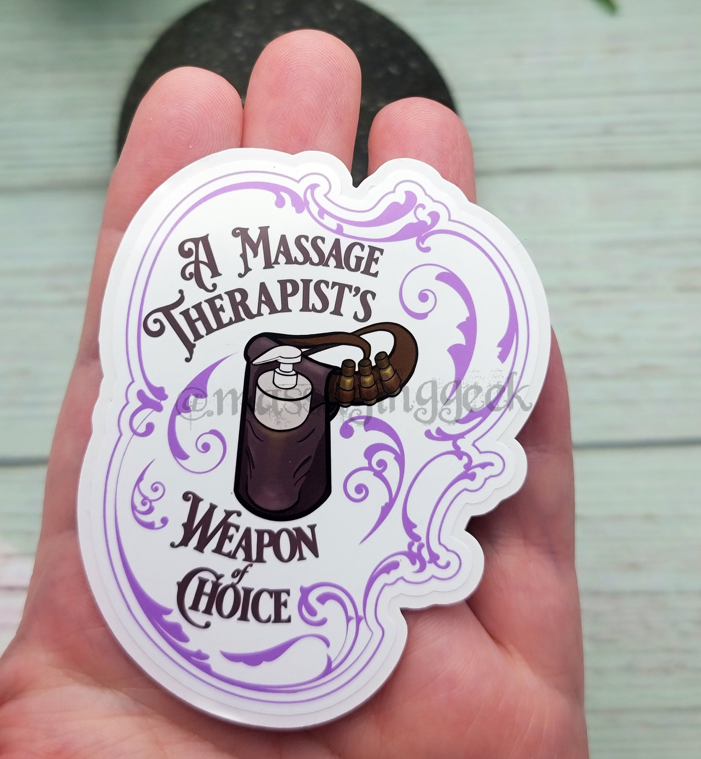 sticker for massage therapists