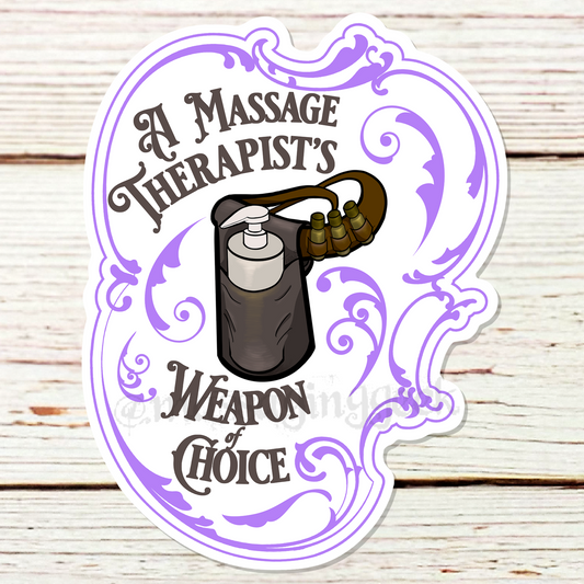 massage sticker