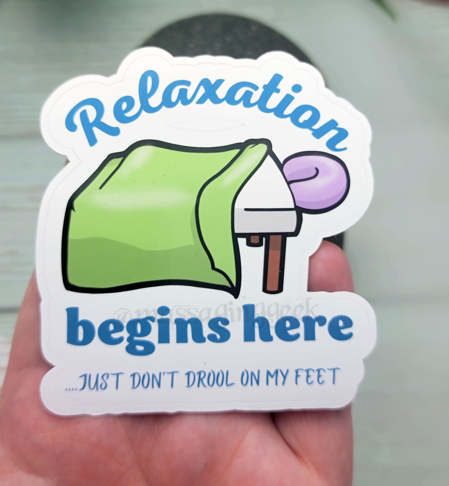 sticker for massage therapist