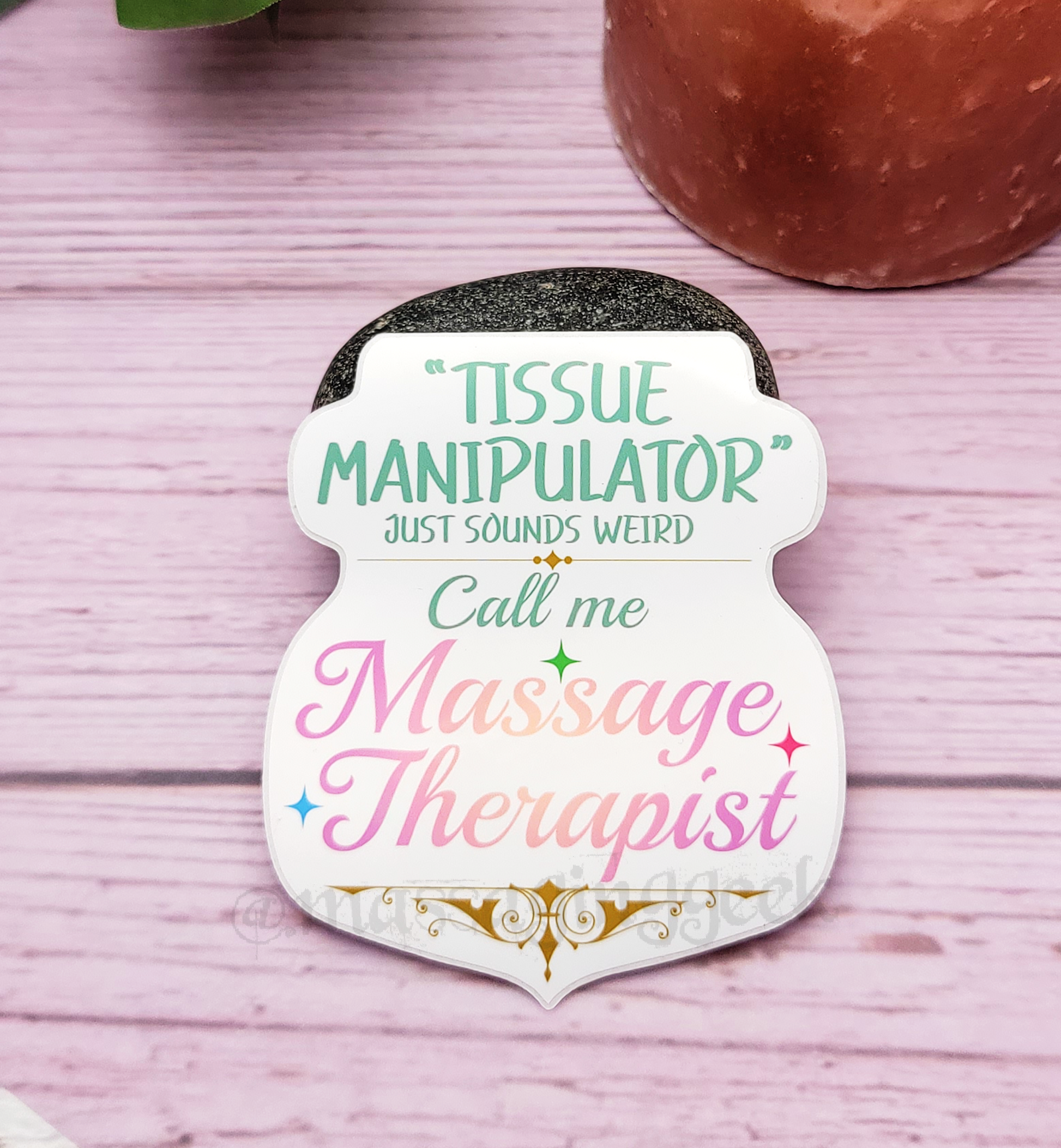 call me massage therapist sticker