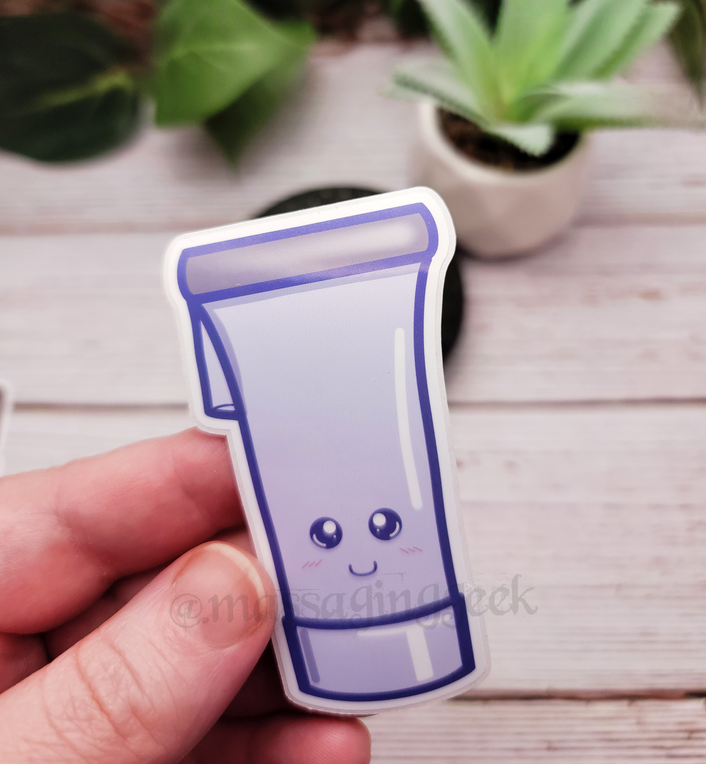 massage creams sticker