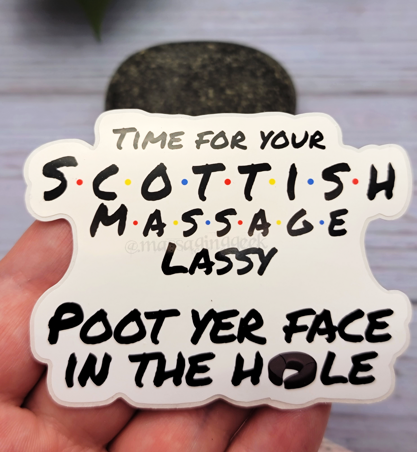 friends massage sticker