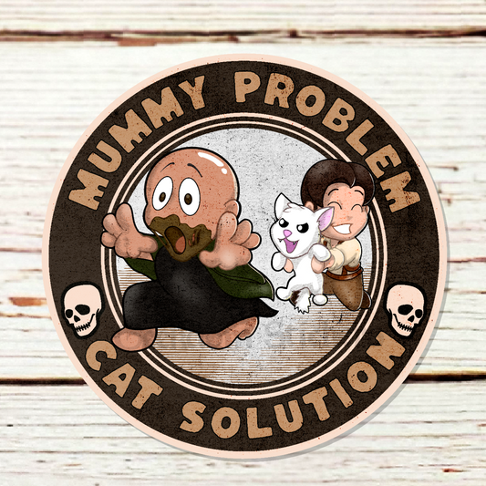 The Mummy Chibi Sticker