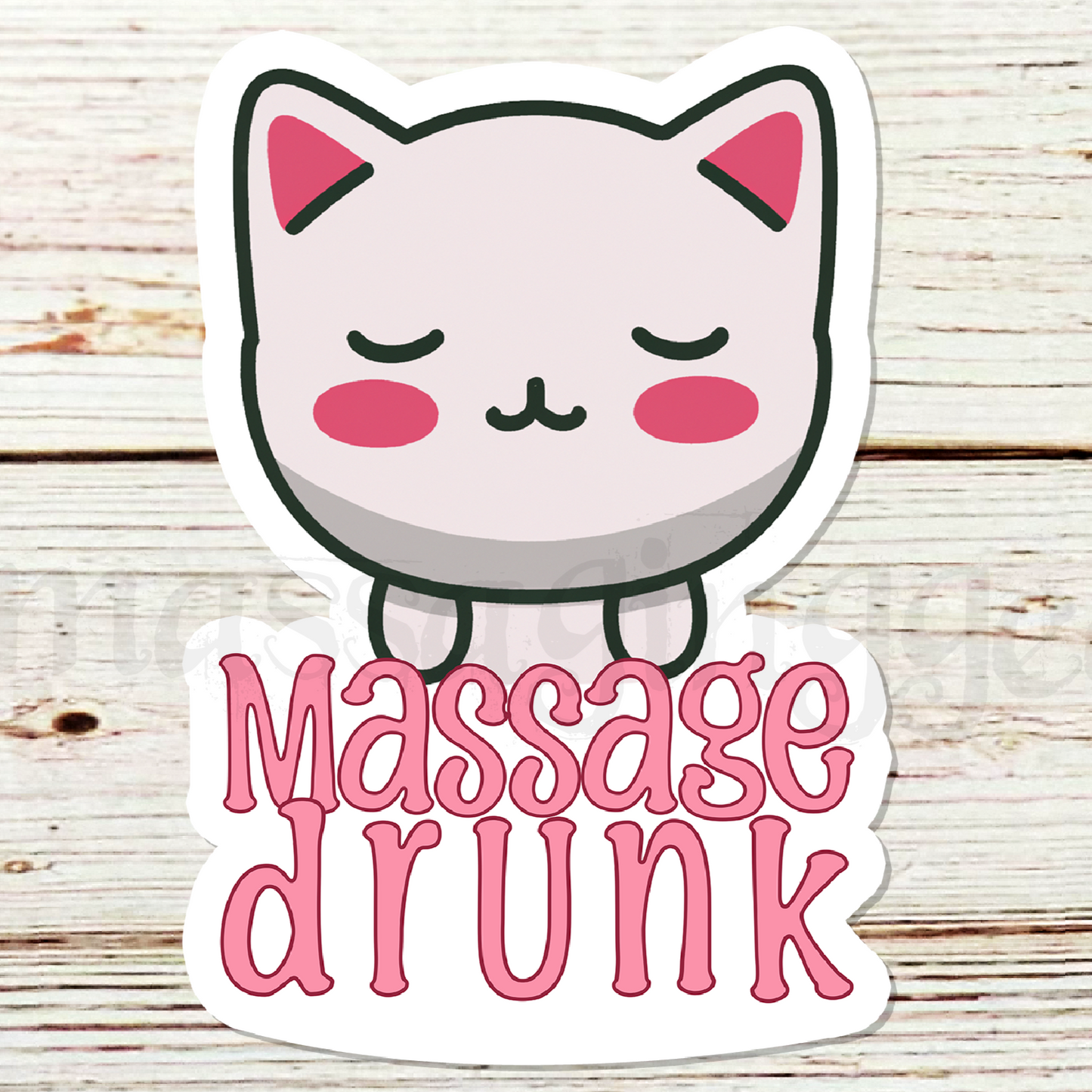 massage therapist sticker