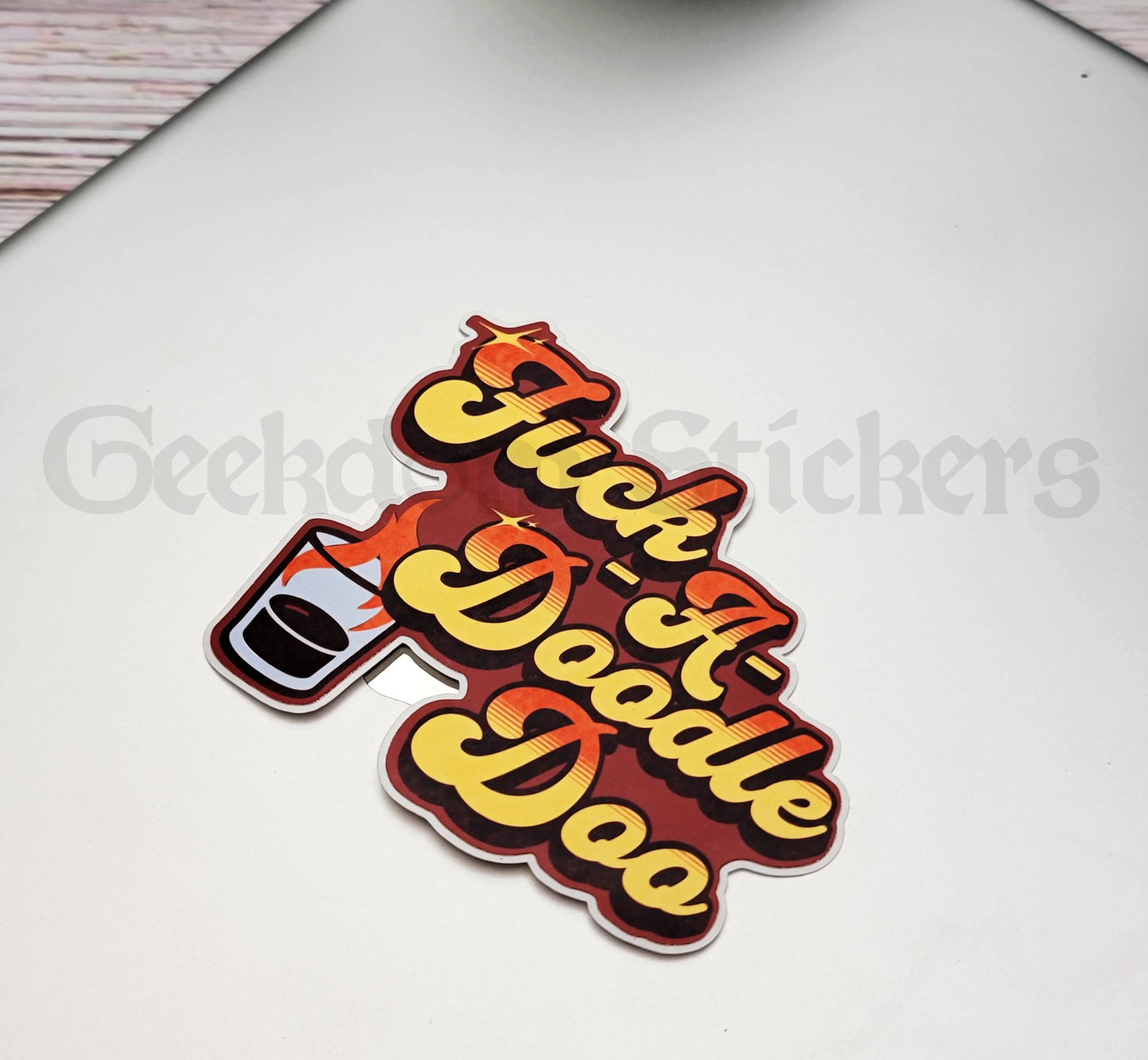 F*ck-A-Doodle Doo Sticker