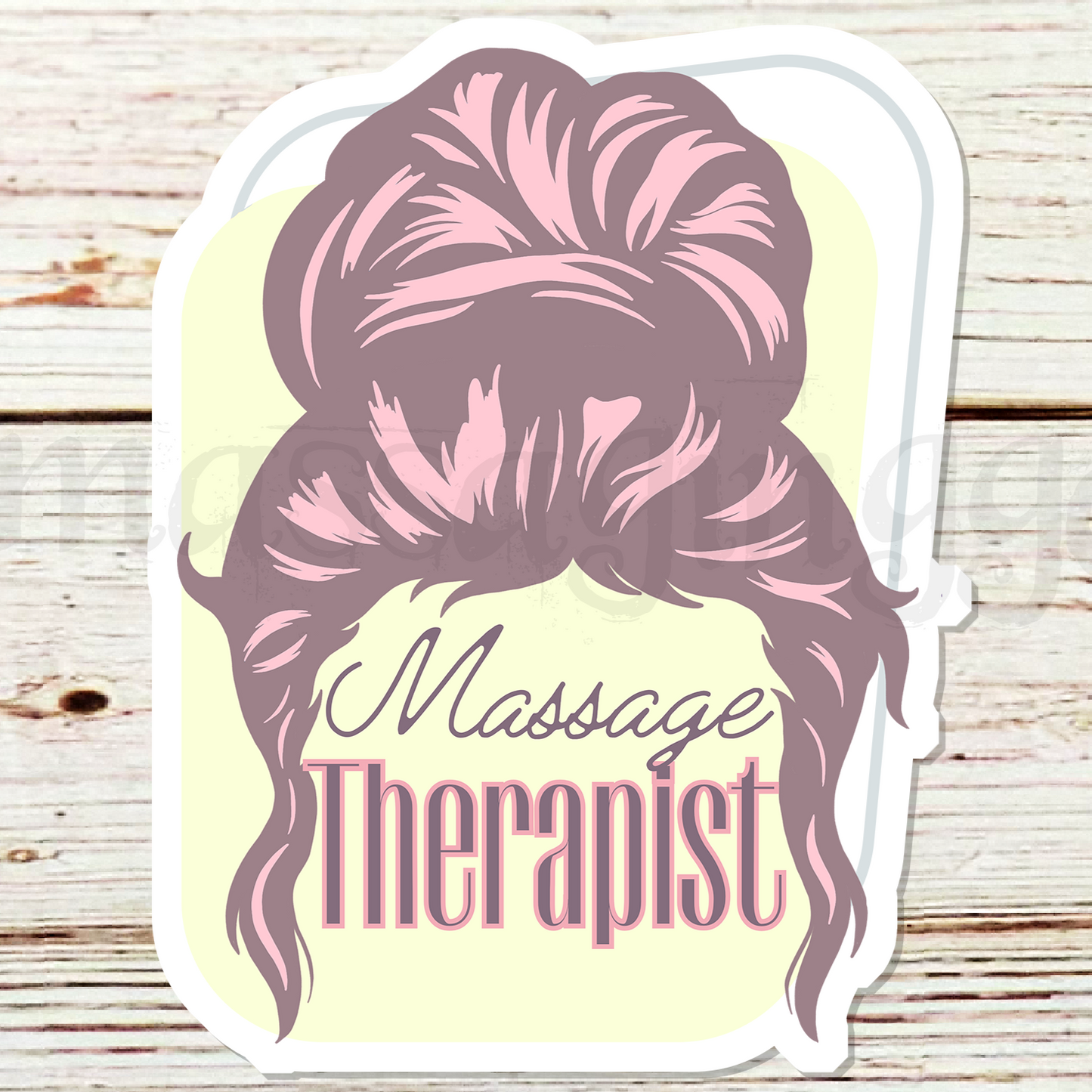 massage sticker