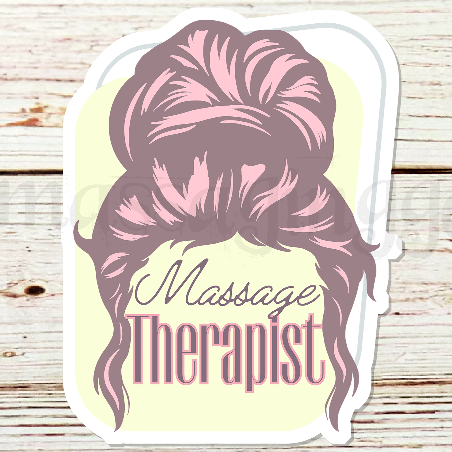 massage sticker