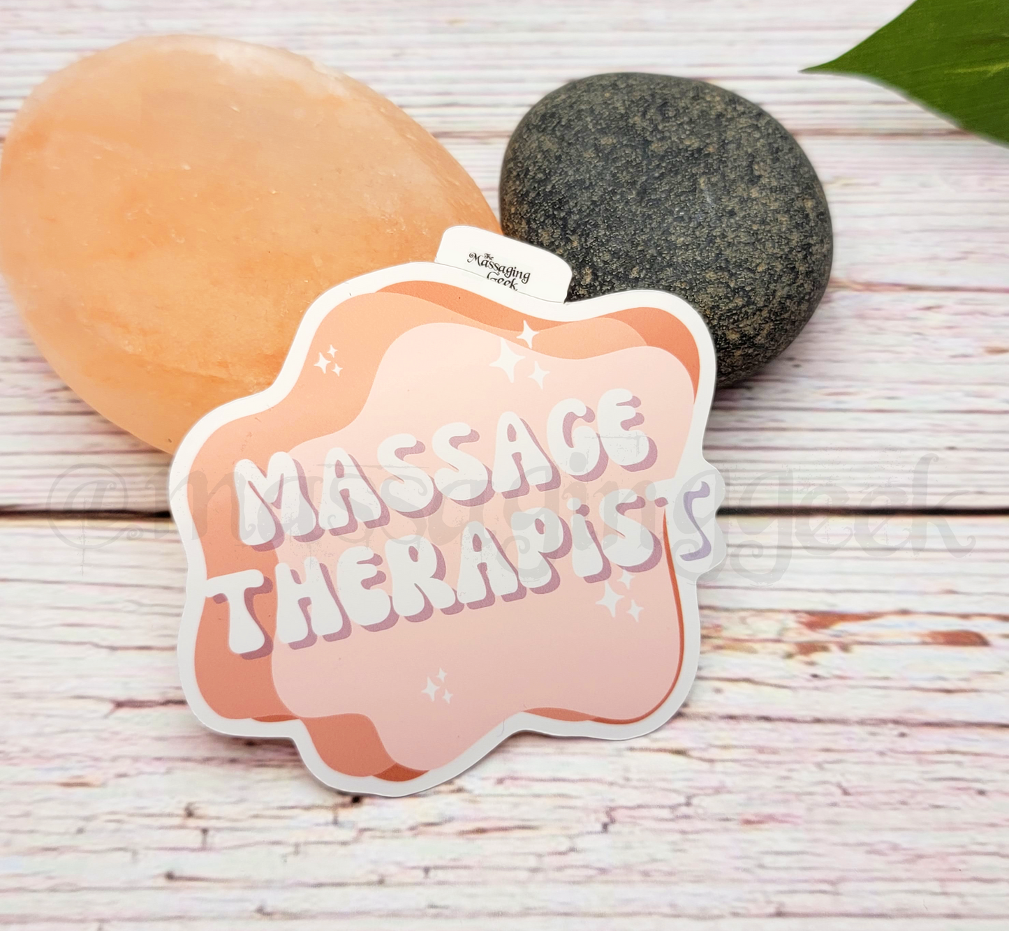 massage therapist sticker