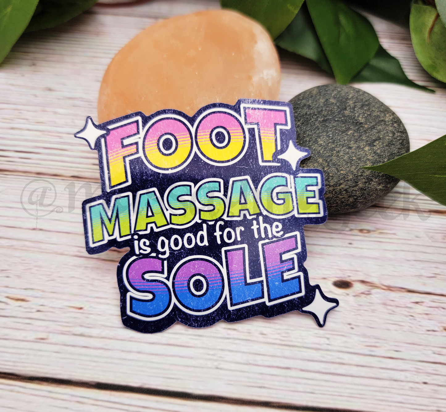 massage therapist sticker