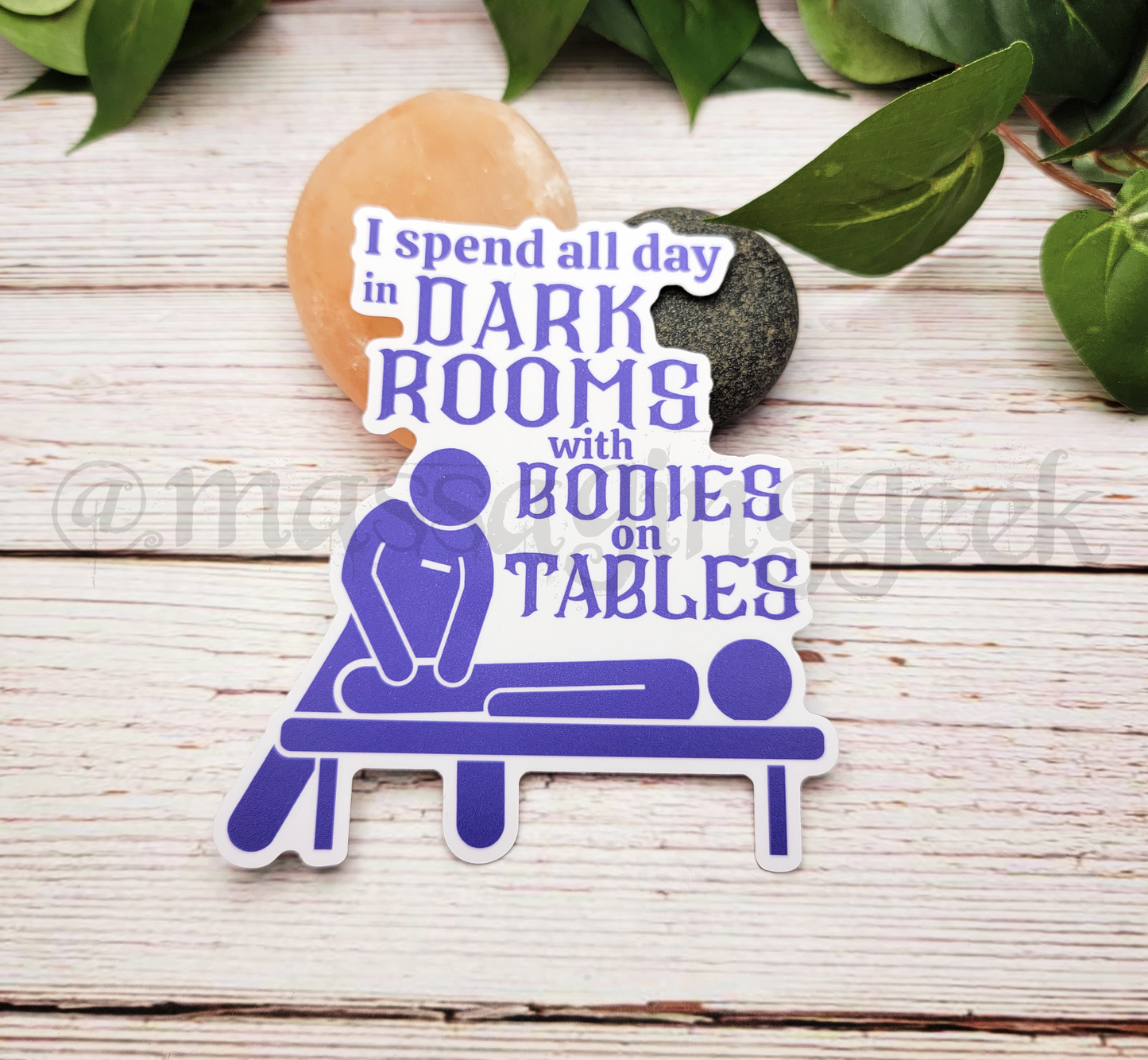 massage therapist sticker